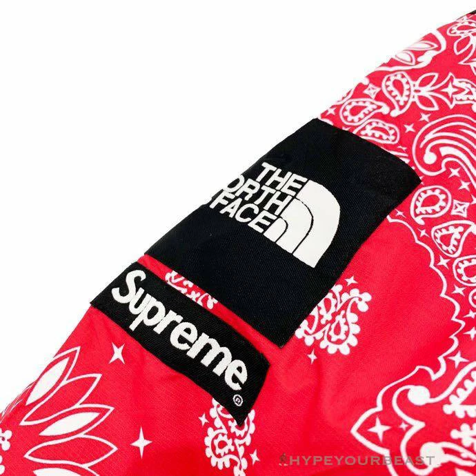 HypeYourBeast Supreme X TNF Bandana Jacket Red