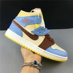 Hypeyourbeast Air Jordan 1 Mid SE Fearless Maison Chateau Rouge