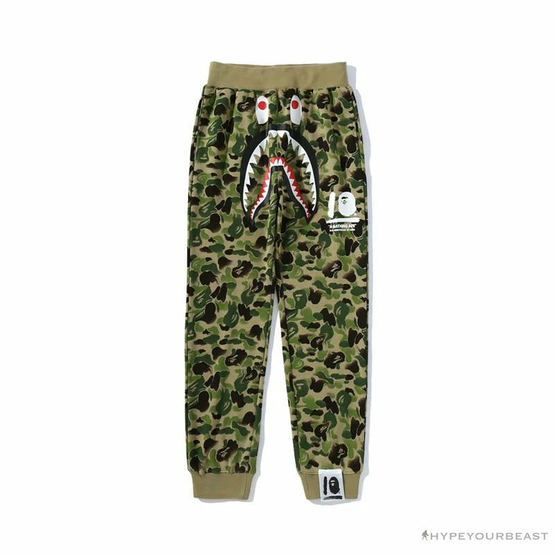 Hypeyourbeast BAPE Chinese Style Ink Camouflage 10th Anniversary Limited Pants 'GREEN'