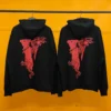 HypeYourBeast Vlone Black Red Serpent Hoodie