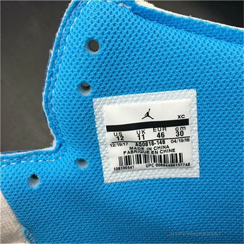 Hypeyourbeast The Ten: Off White X Air Jordan 1 High "UNC"