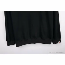 Hypeyourbeast Clothes BAPE Behind The Great Ape-Man Head Long Sleeve Shirt'BLACK'