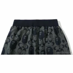 Hypeyourbeast BAPE X COACH Co-Branded Dark-Blue Shorts Clothes