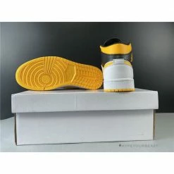 Hypeyourbeast Air Jordan 1 Mid'Red Yellow Swoosh'