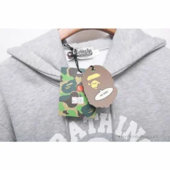 Hypeyourbeast Clothes BAPE X Bathing Ape Head Hoodie'GREY'