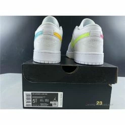 Hypeyourbeast Air Jordan 1 Low'White Multi-Color'