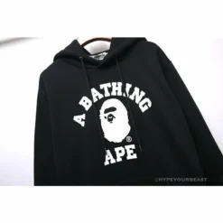Hypeyourbeast BAPE X Bathing Ape Head Hoodie'BLACK'