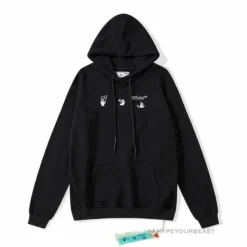 HypeYourBeast Hoodies & Jackets Off-White Green Hoodie - Black