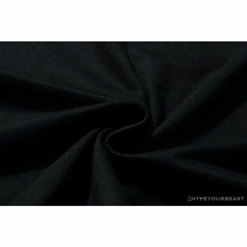 Hypeyourbeast Clothes BAPE Luminous Spots Camouflage Great Ape Man Black Head Cotton Short Sleeve Tee Shirt 'BLACK'