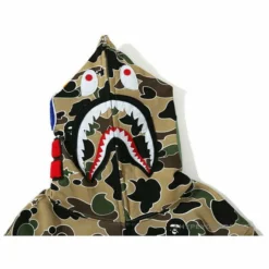 Hypeyourbeast BAPE Shark Head STA Star Camouflage Hoodie'YELLOW' Clothes