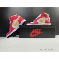 HypeYourBeast Air Jordan 1 Retro High Light Fusion Red
