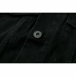 HypeYourBeast Off White Denim Black Jacket - Black Hoodies & Jackets