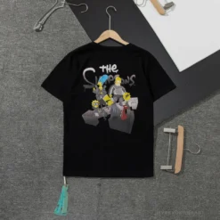 Hypeyourbeast OFF-WHITE The Simpson Tee Shirt'BLACK'