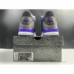 Hypeyourbeast Air Jordan 3'Court Purple Black Cement'
