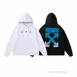 HypeYourBeast Off White Hoodie Royal - White