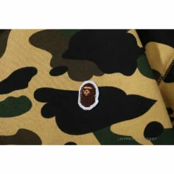 HypeYourBeast BAPE Camouflage Kangaroo Hooded Hoodie Yellow Clothes