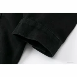 HypeYourBeast Off White Denim Black Jacket - Black Hoodies & Jackets