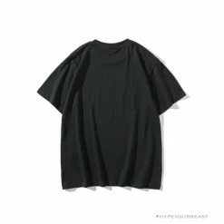Hypeyourbeast BAPE Messy Letters Upside Down Little Ape Head Tee Shirt 'BLACK'