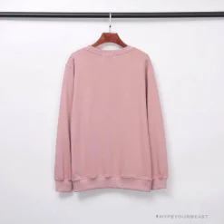 Hypeyourbeast BAPE Classic Ape Head Embroidered Long Sleeve Shirt 'PINK' Clothes