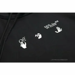HypeYourBeast Off White Hoodie Black RED