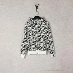 HypeYourBeast Bape Gray Camouflage Hoodie