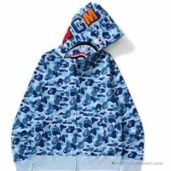 Hypeyourbeast Bape Jacket Blue Camo