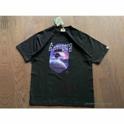 Hypeyourbeast Bape Tee Shirt Black Galaxy