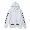 HypeYourBeast Hoodies & Jackets Off White Hoodie White & Black