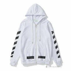 HypeYourBeast Off White Hoodie Seeing Things White Hoodies & Jackets