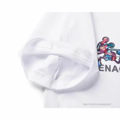 Hypeyourbeast T-Shirts OFF-WHITE Joint Running Mickey Mouse Arrow Tee Shirt'WHITE'