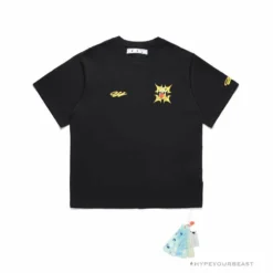 Hypeyourbeast OFF-WHITE Dimensional Arrow Angry Calf Tee Shirt'BLACK'