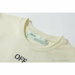 Hypeyourbeast OFF-WHITE Flower Edition Tee Shirt'BEIGE' T-Shirts