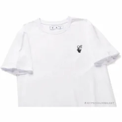 Hypeyourbeast OFF-WHITE Hand Shake Tee Shirt'WHITE' T-Shirts
