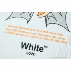Hypeyourbeast T-Shirts OFF-WHITE Jerry Move Faster Tee Shirt'WHITE'