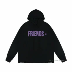 HypeYourBeast Hoodies & Jackets Vlone Purple And Black Friends Hoodie