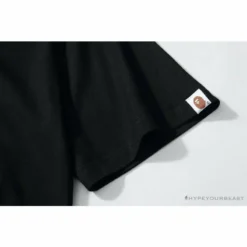 Hypeyourbeast Clothes BAPE NYC New York Limited Purple Camouflage Ape Head Tee Shirt'BLACK'