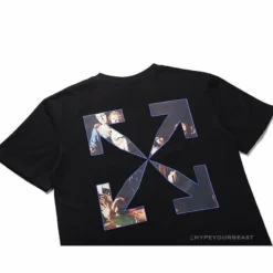Hypeyourbeast OFF-WHITE Baroque Angel Religious Painting Tee Shirt'BLACK' T-Shirts