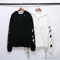 Hypeyourbeast OFF-WHITE Angel Jesus Religious Print Hoodie'WHITE'