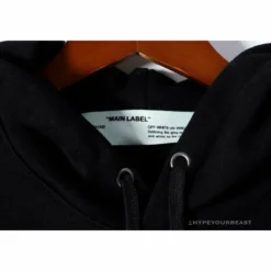 Hypeyourbeast Hoodies & Jackets OFF-WHITE Green Arrow Hoodie'BLACK'