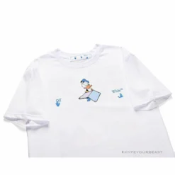 Hypeyourbeast OFF-WHITE Summer Donald Duck Print Tee Shirt'WHITE'