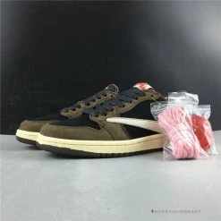 Hypeyourbeast Travis Scott X Air Jordan 1 Low'Mocha'