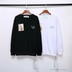 Hypeyourbeast Shirts OFF-WHITE The Kiss Long Sleeve Shirt'BLACK'