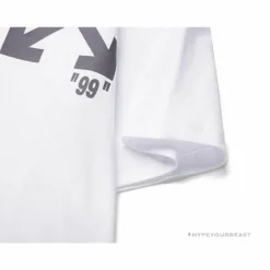 Hypeyourbeast T-Shirts OFF-WHITE Joint Running Mickey Mouse Arrow Tee Shirt'WHITE'