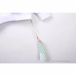 Hypeyourbeast OFF-WHITE Rubber Strip Arrow Hoodie'WHITE' Hoodies & Jackets