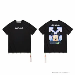 Hypeyourbeast OFF-WHITE Disney Spring X Summer Mickey Arrow Tee Shirt'BLACK' T-Shirts