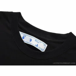 Hypeyourbeast T-Shirts OFF-WHITE Classic Animated Tom And Jerry Arrow Tee Shirt'BLACK'