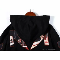 Hypeyourbeast OFF-WHITE Skull And Writing Hoodie'BLACK' Hoodies & Jackets
