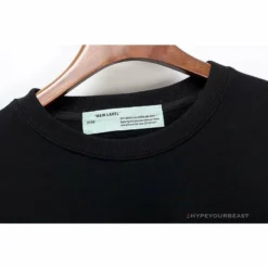 Hypeyourbeast Shirts OFF-WHITE The Kiss Long Sleeve Shirt'BLACK'