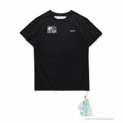 Hypeyourbeast OFF-WHITE New Limited Religious Tee Shirt'BLACK'