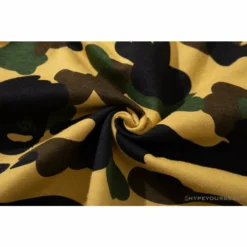 Hypeyourbeast Clothes BAPE KIDS Color Ape Head Camouflage Tee Shirt'YELLOW'
